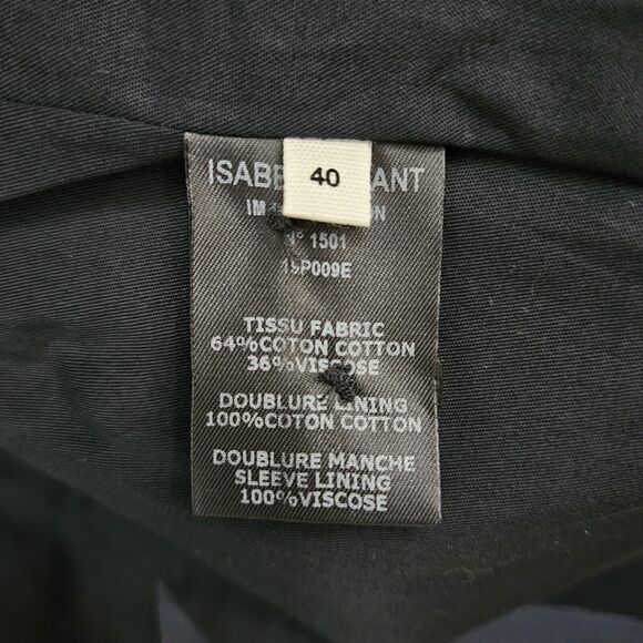 Isabel Marant Etoile Iliane Double Breasted Blazer Jacket Womens Size FR 40 US 8 - Picture 10 of 16
